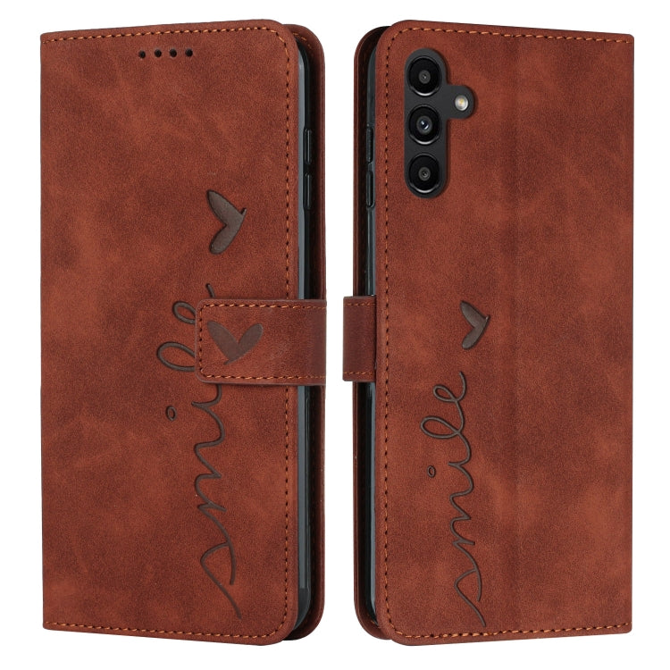 Skin Feel Heart Embossed Leather Phone Case with Long Lanyard, For Samsung Galaxy S25 FE 5G, For Samsung Galaxy S25 Edge 5G, For Samsung Galaxy S25 / S24 5G, For Samsung Galaxy S25+ / S24+ 5G
