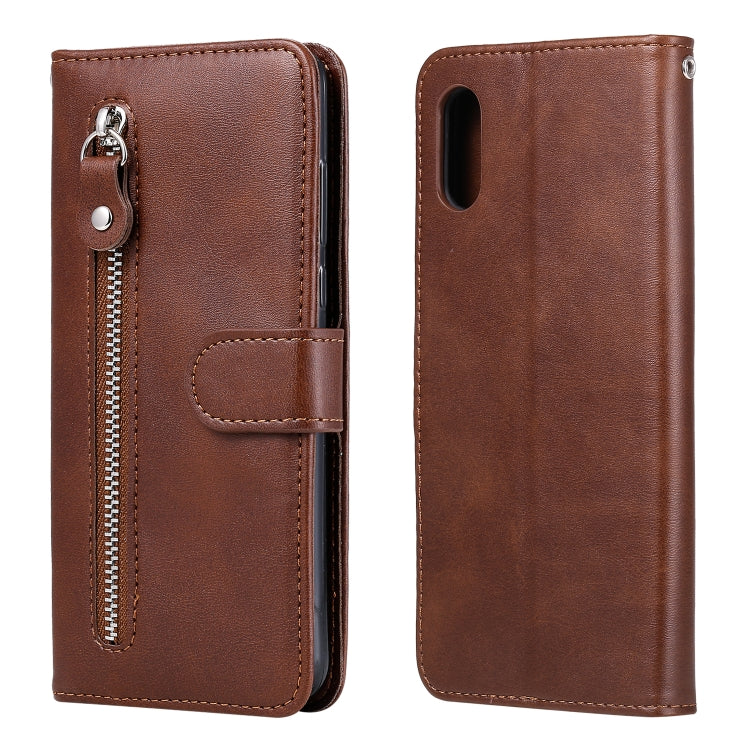 Fashion Calf Texture Zipper Horizontal Flip Leather Case with Stand & Card Slots & Wallet Function, For iPhone 12 Pro / 12, For iPhone 12 Pro Max, For Xiaomi Redmi 9C, For Xiaomi Redmi 9A