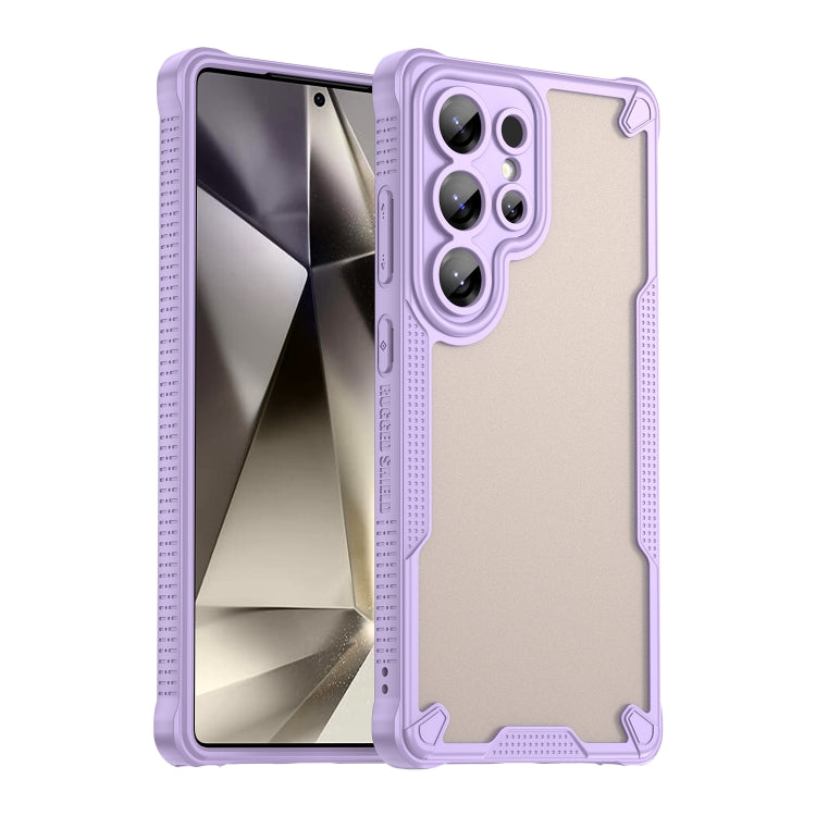 Armor Glaze PC Hybrid TPU Phone Case, For Samsung Galaxy S25 FE 5G, For Samsung Galaxy S25 5G, For Samsung Galaxy S25+ 5G, For Samsung Galaxy S25 Ultra 5G