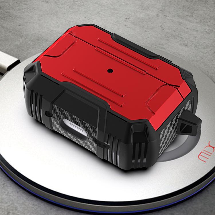 Armor TPU Hybrid PC Shockproof Earphones Cover with Hook, For AirPods Pro 3, For AirPods 4