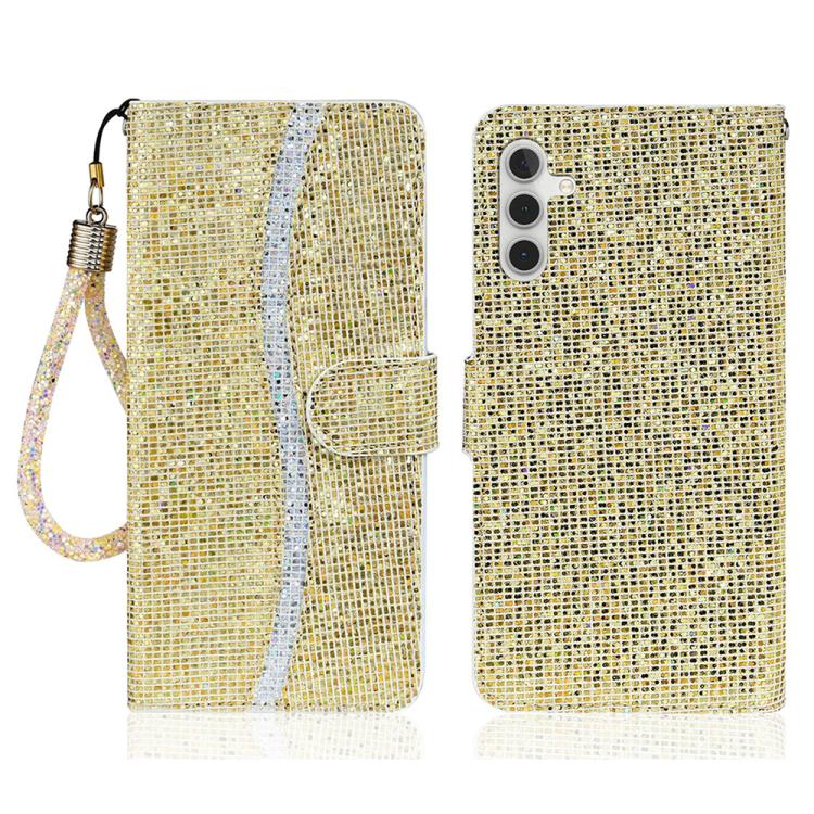Glitter Powder Filp Leather Phone Case, For Samsung Galaxy S26+ 5G, For Samsung Galaxy S26 Edge 5G, For Samsung Galaxy S26 Ultra 5G, For Samsung Galaxy S26 5G