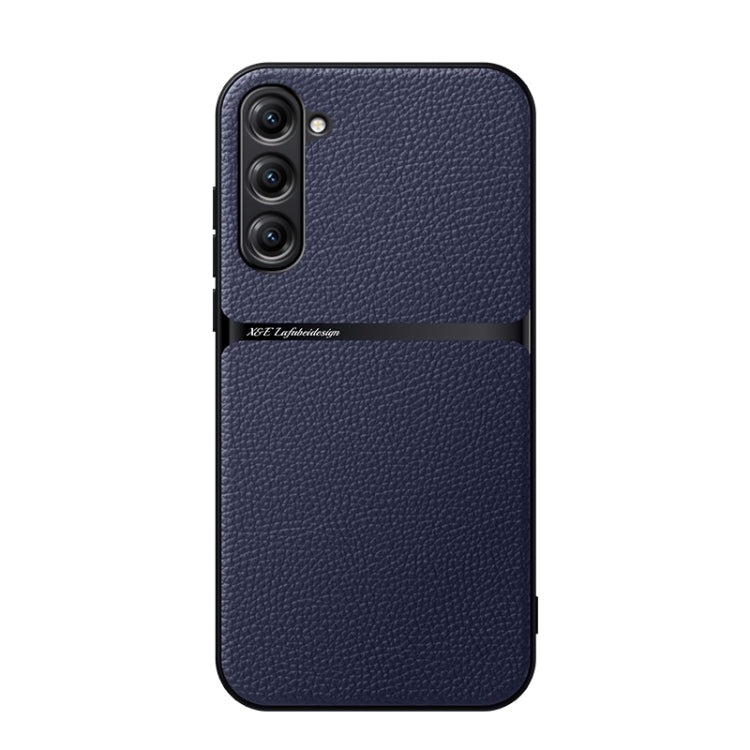 Litchi Leather Magnetic Full Coverage Shockproof Phone Case, For Samsung Galaxy S24 Ultra 5G, For Samsung Galaxy S24+ 5G, For Samsung Galaxy S24 5G, For Samsung Galaxy S23 FE 5G