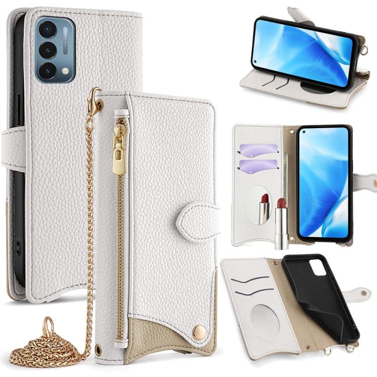 Crossbody Chain Fishtail Litchi Leather Phone Case, For OnePlus Ace 5 / Ace 5 Pro, For OnePlus Ace 3 Pro, For OnePlus Nord N200 5G