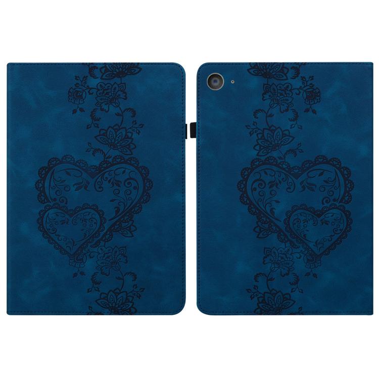 Love Hearts Embossed Leather Smart Tablet Case, For iPad Air 13 2025 / 2024 / Pro 12.9, For iPad mini 6 / mini 2024, For iPad 10.2 2021 / Air 10.5, For iPad mini 5 / 4 / 3 / 2 / 1