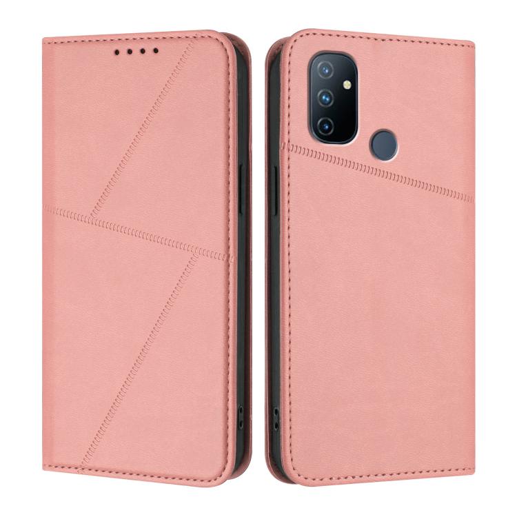 Strong Magnetic Frosted Flip Leather Phone Case, For OnePlus Nord N10 5G, For OnePlus Nord N100 4G