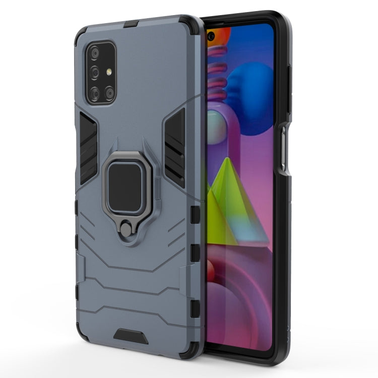 PC + TPU Shockproof Protective Case with Magnetic Ring Holder, For OPPO Realme 7 Pro, For Vivo Y20, For Galaxy M51