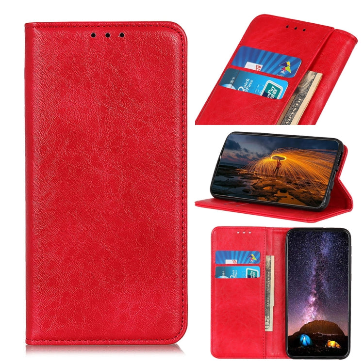 Magnetic Crazy Horse Texture Horizontal Flip Leather Case with Holder & Card Slots & Wallet, For Alcatel 3X 2020, For OnePlus 8T