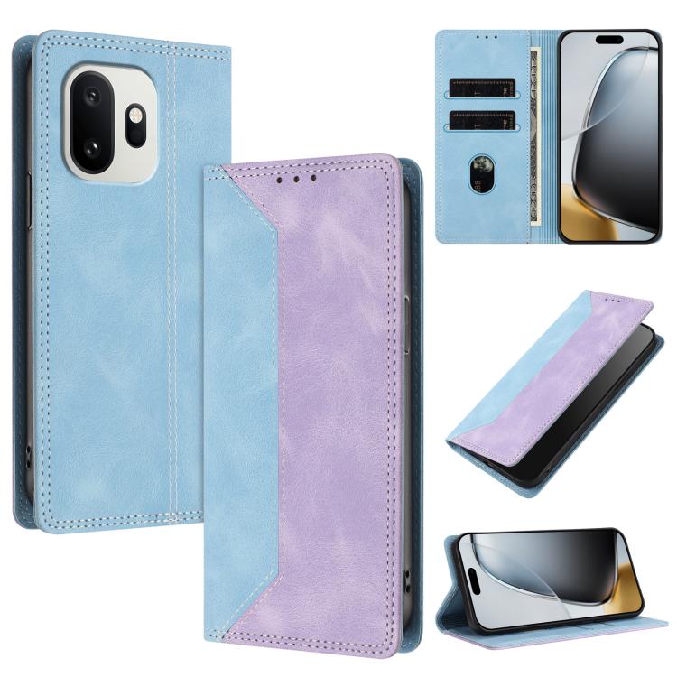 Skin Feel Two-tone RFID Blocking Vegan Leather Phone Case, For OnePlus Ace 6 Ultra, For OnePlus Nord 6, For OnePlus 15T