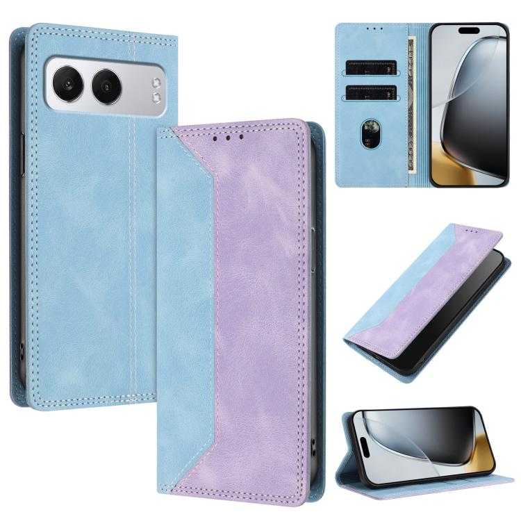 Skin Feel Two-tone RFID Blocking Vegan Leather Phone Case, For OnePlus Ace 5 / Ace 5 Pro / 13R 5G, For OnePlus 13, For OnePlus Nord 4