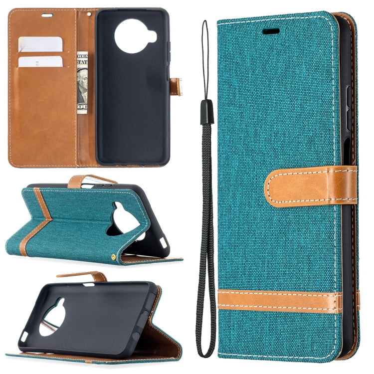 Color Matching Denim Texture Leather Case with Holder & Card Slots & Wallet & Lanyard, For Xiaomi Mi 10T / 10 Pro 5G, For Xiaomi Mi 10T Lite 5G