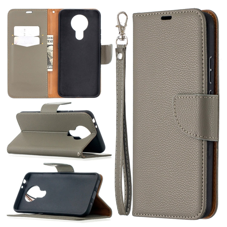 Litchi Texture Pure Color Horizontal Flip Leather Case with Holder & Card Slots & Wallet & Lanyard, For Nokia 2.4, For Nokia 3.4