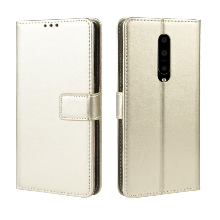 Retro Crazy Horse Texture Horizontal Flip Leather Case for OnePlus 7 Pro, with Holder & Card Slots & Photo Frame, For OnePlus 7 Pro