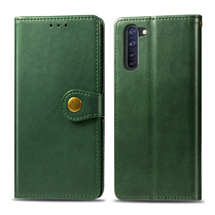 Solid Color Leather Buckle Phone Case with Lanyard & Photo Frame & Card Slot & Wallet & Stand Function, For OPPO A8, For OPPO Find X2 Pro, For OPPO Reno3 A