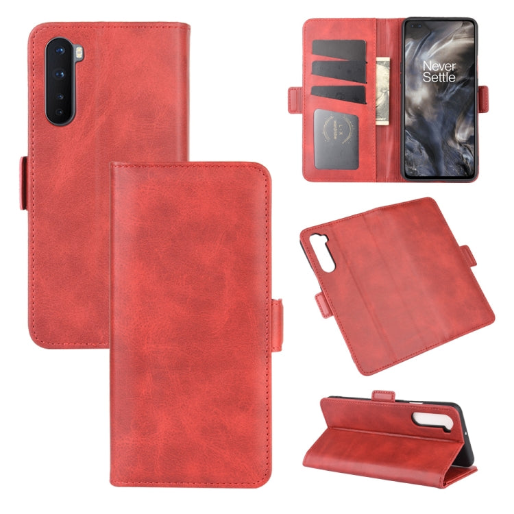 For OnePlus Nord Dual-side Magnetic Buckle Horizontal Flip Leather Case with Holder & Card Slots & Wallet, For OnePlus Nord