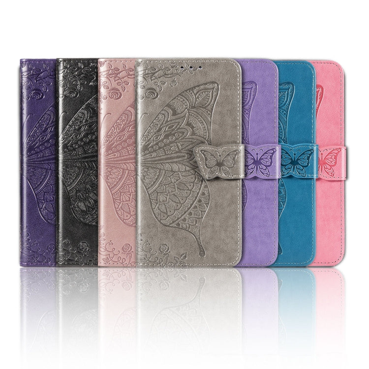 Butterfly Love Flower Embossed Horizontal Flip Leather Case with Bracket / Card Slot / Wallet / Lanyard, For OPPO Realme V3, For OPPO A15, For OnePlus Nord N100, For Arrows NX9 F-52A