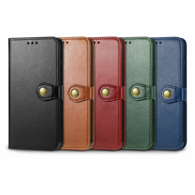 Solid Color Leather Buckle Phone Case with Lanyard & Photo Frame & Card Slot & Wallet & Stand Function, For OnePlus Nord CE 5G