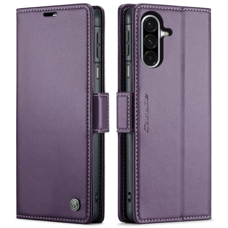 CaseMe 023 Butterfly Buckle Litchi Texture RFID Anti-theft Leather Phone Case, For Galaxy Z Fold7, For Galaxy S25 Edge 5G, For Galaxy A56 5G, For Galaxy A26 5G