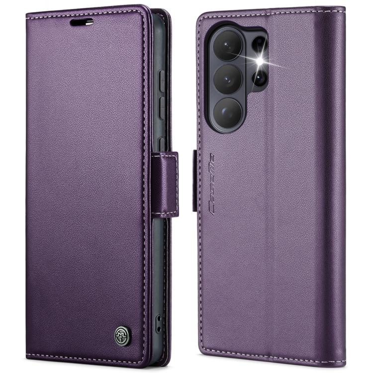 CaseMe 023 Butterfly Buckle Litchi Texture RFID Anti-theft Leather Phone Case, For Galaxy A17 / A18, For Galaxy S26 FE 5G, For Galaxy S26+ 5G, For Galaxy S26 Ultra 5G