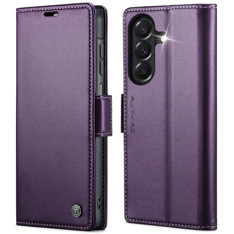 CaseMe 023 Butterfly Buckle Litchi Texture RFID Anti-theft Leather Phone Case, For Galaxy S26 5G, For Galaxy A57 5G, For Galaxy A37 5G, For Galaxy A27 5G
