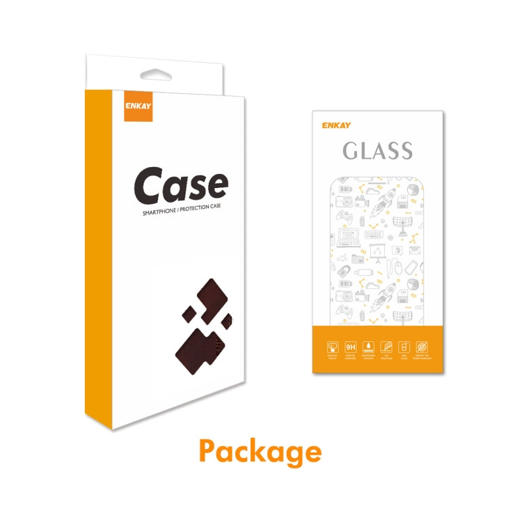 ENKAY Card Wallet Calf Texture Leather Phone Case with Screen Film, For Galaxy A36 5G, For Galaxy S25 5G, For Galaxy S25+ 5G, For Galaxy S25 Ultra 5G