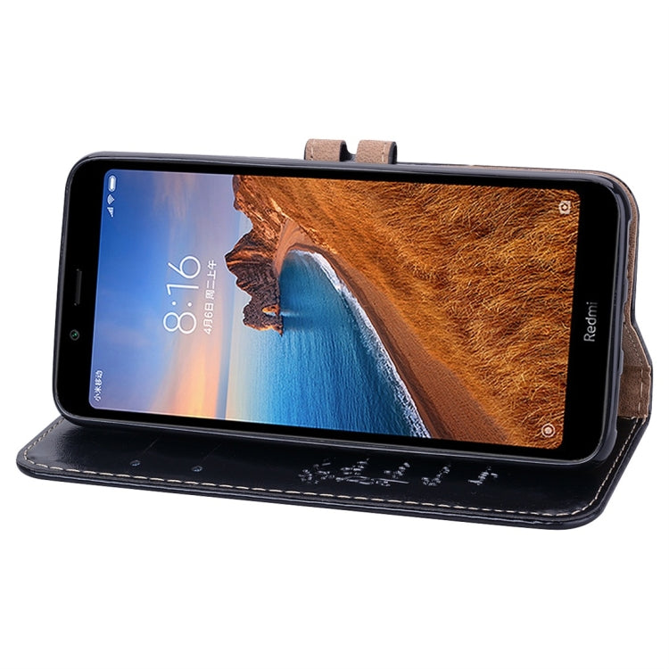 Business Style Oil Wax Texture Horizontal Flip Leather Case for Xiaomi Redmi 7A, with Holder & Card Slots & Wallet, For Xiaomi Redmi 7A