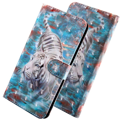 3D Coloured Drawing Pattern Horizontal Flip Leather Case with Holder & Card Slots & Wallet & Lanyard, for Xiaomi Redmi 7S / Redmi Note 7 Pro, for Galaxy A10E / A20E