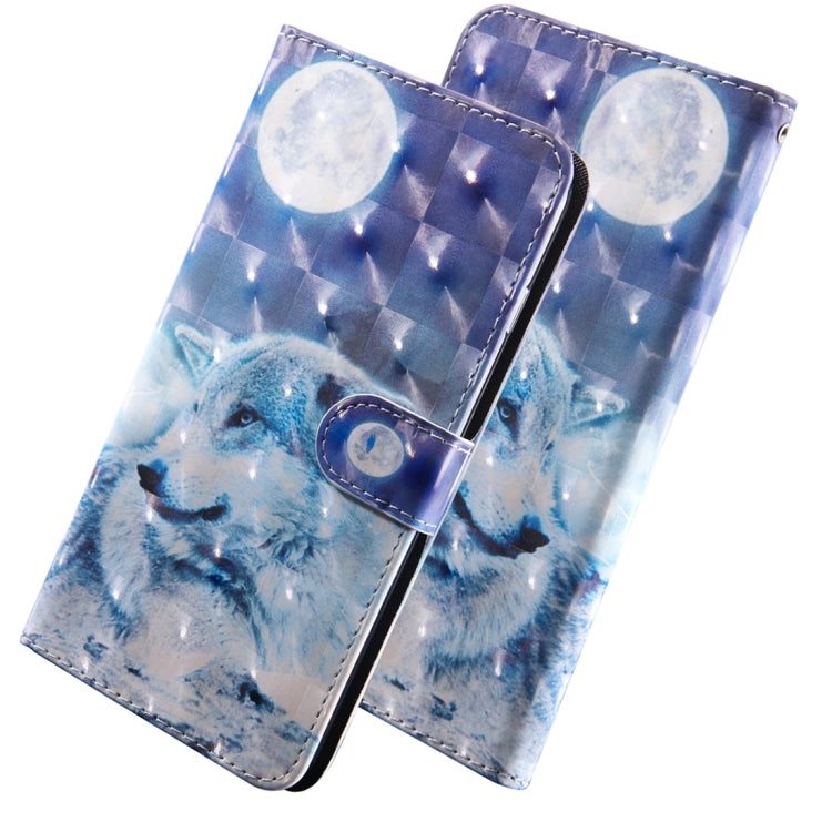 3D Coloured Drawing Pattern Horizontal Flip Leather Case with Holder & Card Slots & Wallet & Lanyard, for LG K50 / Q60, for Huawei Honor 20 Lite