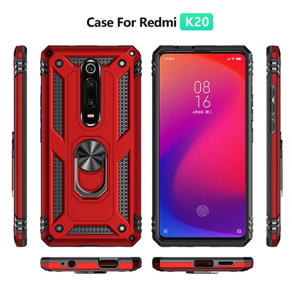 Armor Shockproof TPU + PC Protective Case with 360 Degree Rotation Holder for, For Huawei Mate 20 Pro, For Xiaomi Redmi K20