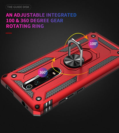 Armor Shockproof TPU + PC Protective Case with 360 Degree Rotation Holder for, For Huawei Mate 20 Pro, For Xiaomi Redmi K20