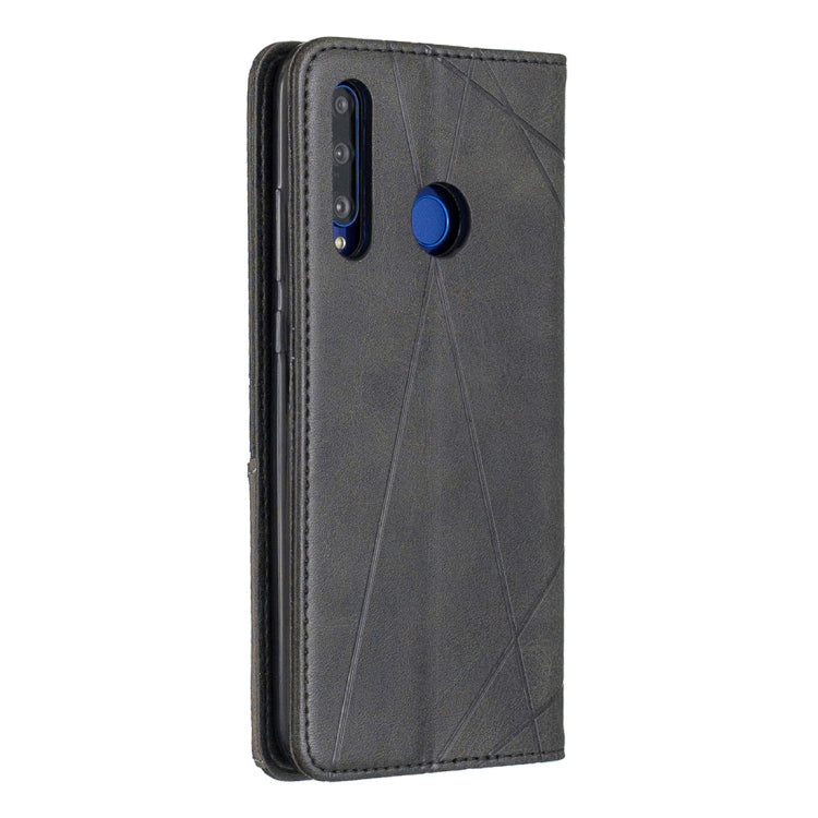 Rhombus Texture Horizontal Flip Magnetic Leather Case with Holder & Card Slots & Wallet, For Huawei P Smart Z / Y9 Prime (2019), For Huawei P Smart 2019 / Honor 10 Lite, For Huawei P Smart+ 2019 / Honor 10i (Honor 20 lite), For Huawei P Smart (Enjoy 7S...
