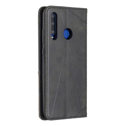 Rhombus Texture Horizontal Flip Magnetic Leather Case with Holder & Card Slots & Wallet, For Huawei P Smart Z / Y9 Prime (2019), For Huawei P Smart 2019 / Honor 10 Lite, For Huawei P Smart+ 2019 / Honor 10i (Honor 20 lite), For Huawei P Smart (Enjoy 7S...