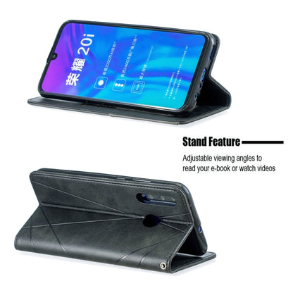 Rhombus Texture Horizontal Flip Magnetic Leather Case with Holder & Card Slots & Wallet, For Huawei P Smart Z / Y9 Prime (2019), For Huawei P Smart 2019 / Honor 10 Lite, For Huawei P Smart+ 2019 / Honor 10i (Honor 20 lite), For Huawei P Smart (Enjoy 7S...