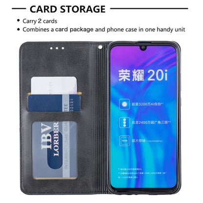 Rhombus Texture Horizontal Flip Magnetic Leather Case with Holder & Card Slots & Wallet, For Huawei P Smart Z / Y9 Prime (2019), For Huawei P Smart 2019 / Honor 10 Lite, For Huawei P Smart+ 2019 / Honor 10i (Honor 20 lite), For Huawei P Smart (Enjoy 7S...