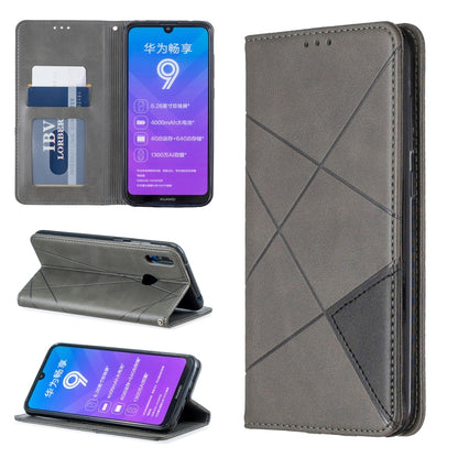 Rhombus Texture Horizontal Flip Magnetic Leather Case with Holder & Card Slots & Wallet, For Huawei P Smart Z / Y9 Prime (2019), For Huawei P Smart 2019 / Honor 10 Lite, For Huawei P Smart+ 2019 / Honor 10i (Honor 20 lite), For Huawei P Smart (Enjoy 7S...