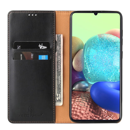 Fierre Shann PU Genuine Leather Texture Horizontal Flip Leather Case with Holder & Card Slots & Wallet, For Samsung Galaxy A21s, For Samsung Galaxy A31, For Samsung Galaxy A51 5G, For Samsung Galaxy A71 5G, For Samsung Galaxy M11                       ...