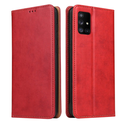 Fierre Shann PU Genuine Leather Texture Horizontal Flip Leather Case with Holder & Card Slots & Wallet, For Samsung Galaxy A21s, For Samsung Galaxy A31, For Samsung Galaxy A51 5G, For Samsung Galaxy A71 5G, For Samsung Galaxy M11                       ...