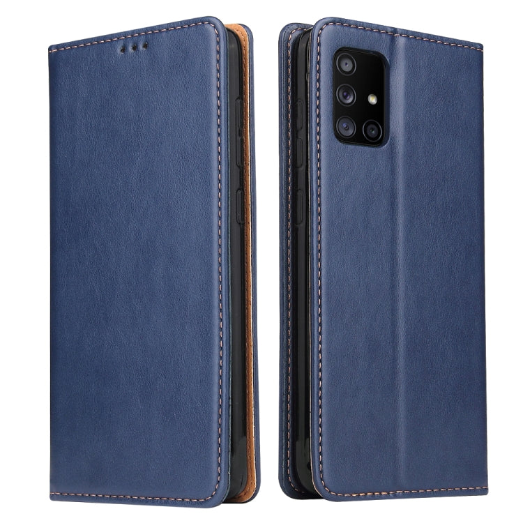 Fierre Shann PU Genuine Leather Texture Horizontal Flip Leather Case with Holder & Card Slots & Wallet, For Samsung Galaxy A21s, For Samsung Galaxy A31, For Samsung Galaxy A51 5G, For Samsung Galaxy A71 5G, For Samsung Galaxy M11                       ...