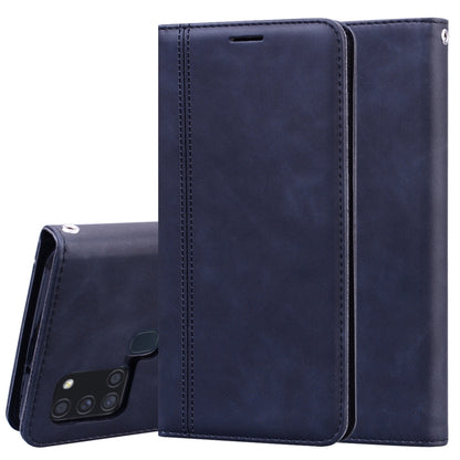 Frosted Business Magnetic Horizontal Flip PU Leather Case with Holder & Card Slot & Lanyard, For Huawei Y6p (2020), For Samsung Galaxy A21s, For Samsung Galaxy M51, For Samsung Galaxy S20 FE 5G