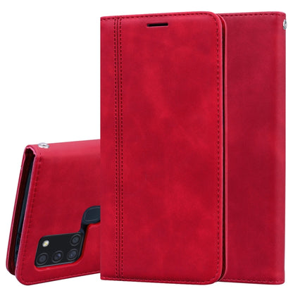 Frosted Business Magnetic Horizontal Flip PU Leather Case with Holder & Card Slot & Lanyard, For Huawei Y6p (2020), For Samsung Galaxy A21s, For Samsung Galaxy M51, For Samsung Galaxy S20 FE 5G