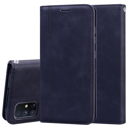 Frosted Business Magnetic Horizontal Flip PU Leather Case with Holder & Card Slot & Lanyard, For Huawei Y6p (2020), For Samsung Galaxy A21s, For Samsung Galaxy M51, For Samsung Galaxy S20 FE 5G