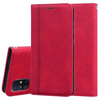 Frosted Business Magnetic Horizontal Flip PU Leather Case with Holder & Card Slot & Lanyard, For Huawei Y6p (2020), For Samsung Galaxy A21s, For Samsung Galaxy M51, For Samsung Galaxy S20 FE 5G