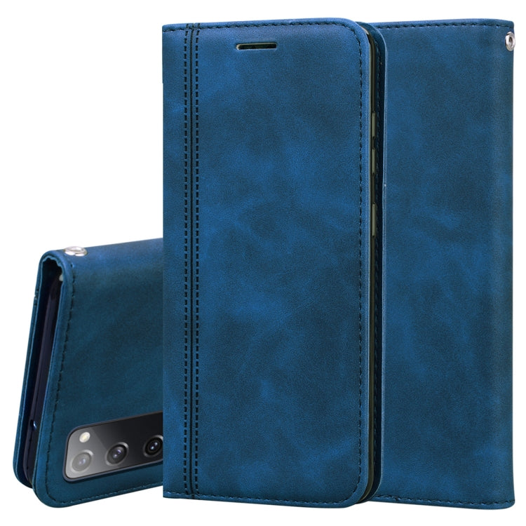 Frosted Business Magnetic Horizontal Flip PU Leather Case with Holder & Card Slot & Lanyard, For Huawei Y6p (2020), For Samsung Galaxy A21s, For Samsung Galaxy M51, For Samsung Galaxy S20 FE 5G