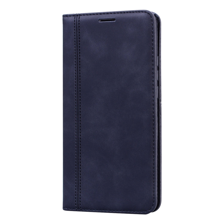 Frosted Business Magnetic Horizontal Flip PU Leather Case with Holder & Card Slot & Lanyard, For Xiaomi Redmi 9, For Xiaomi Redmi 9A, For Xiaomi Redmi 9C, For Xiaomi Poco X3 NFC