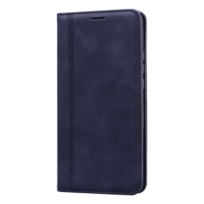 Frosted Business Magnetic Horizontal Flip PU Leather Case with Holder & Card Slot & Lanyard, For Xiaomi Redmi 9, For Xiaomi Redmi 9A, For Xiaomi Redmi 9C, For Xiaomi Poco X3 NFC