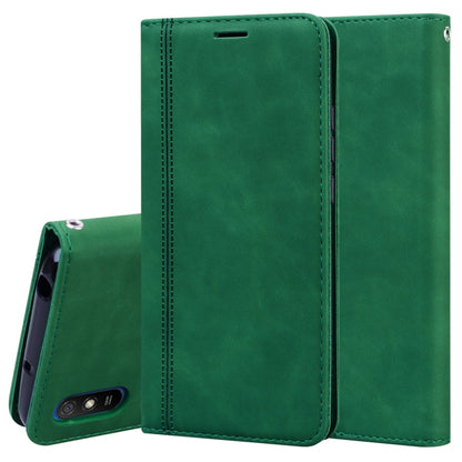 Frosted Business Magnetic Horizontal Flip PU Leather Case with Holder & Card Slot & Lanyard, For Xiaomi Redmi 9, For Xiaomi Redmi 9A, For Xiaomi Redmi 9C, For Xiaomi Poco X3 NFC