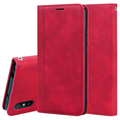 Frosted Business Magnetic Horizontal Flip PU Leather Case with Holder & Card Slot & Lanyard, For Xiaomi Redmi 9, For Xiaomi Redmi 9A, For Xiaomi Redmi 9C, For Xiaomi Poco X3 NFC