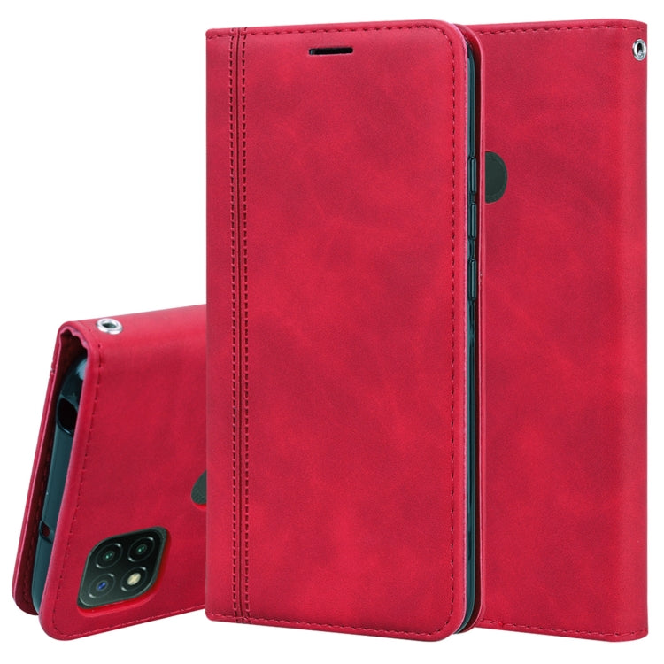 Frosted Business Magnetic Horizontal Flip PU Leather Case with Holder & Card Slot & Lanyard, For Xiaomi Redmi 9, For Xiaomi Redmi 9A, For Xiaomi Redmi 9C, For Xiaomi Poco X3 NFC