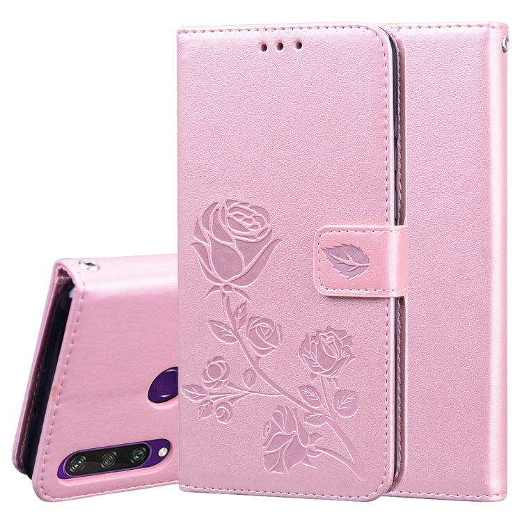 Rose Embossed Horizontal Flip PU Leather Case with Holder & Card Slots & Wallet, For Huawei Y6p, For Huawei Honor 9X Lite, For Samsung Galaxy A21s, For Samsung Galaxy M51