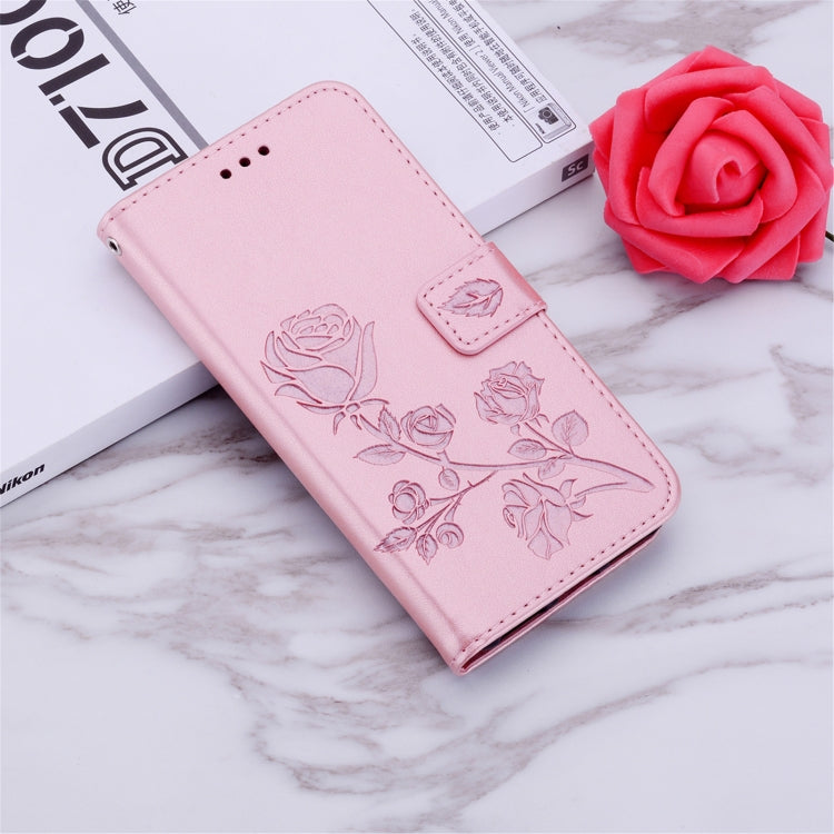 Rose Embossed Horizontal Flip PU Leather Case with Holder & Card Slots & Wallet, For Huawei Y6p, For Huawei Honor 9X Lite, For Samsung Galaxy A21s, For Samsung Galaxy M51