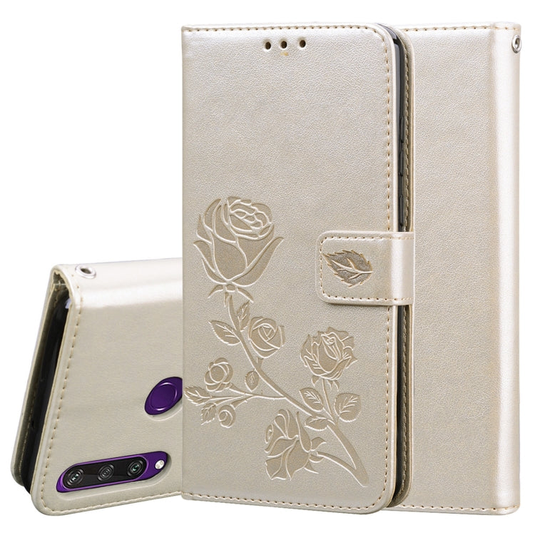 Rose Embossed Horizontal Flip PU Leather Case with Holder & Card Slots & Wallet, For Huawei Y6p, For Huawei Honor 9X Lite, For Samsung Galaxy A21s, For Samsung Galaxy M51